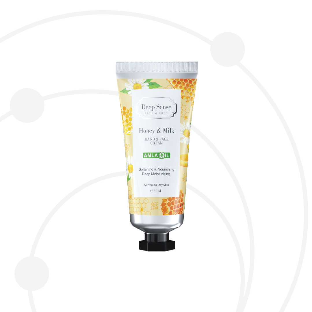 كريم ديب سينس المرطب لليدين والوجه بالحليب والعسل